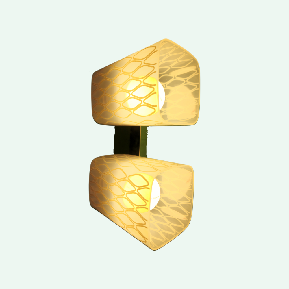 Double Wall Light Square 3